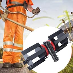 Grasmaaier, schijven, efficiënte onkruidfiets voor freesmachine, onkruidfiets voor gazon, nauwkeurige en roestbestendige gazonschuiver voor tuin, boerderij, tuin en camping — thumbnail 3
