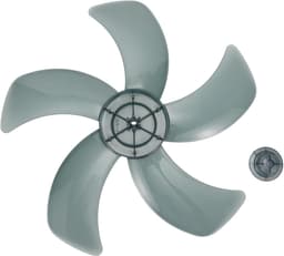 Vervanging Ventilatorblad - Ventilatoronderdeel Blad - Ventilator Koeling - Vijf Bladeren Ontwerp - 16 inch - Zwart — thumbnail 4