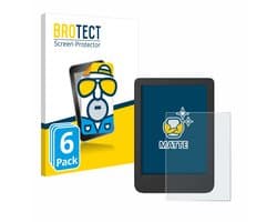 BROTECT - Screenprotector voor Tolino Shine 5 2024 - Folie Beschermfolie matte 6 Stuks