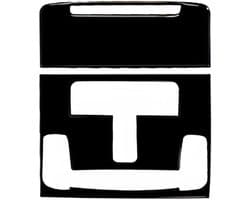 Leeslampje Auto - Interieurverlichting Paneel - Comfortabel Lezen - Zacht Niet-Verblindend Licht - 1x1x1 cm - Piano Zwart