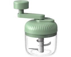 Handmatige Voedselhakker - Keuken Gereedschap - Snel Ingrediënten - Drie Snelheden - 15x10x15 cm - Groen