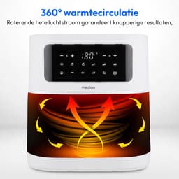 Heteluchtfriteuse XL - Airfryer Vetvrije Frituurpan - Gezond Koken - 9 Automatische Programma's - 52 Liter - Matwit — thumbnail 3