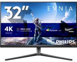 Philips Evnia 32M2N6800M/00 computer monitor 80 cm (31.5") 3840 x 2160 Pixels 4K Ultra HD LCD Zwart