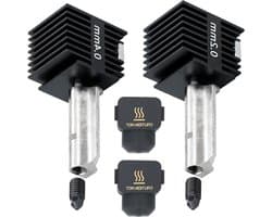 Printkoppen Set - Hotend Kit - 3D Printen - Hoge Temperatuur Bestendig - 2 Stuks - Zwart