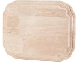 25 x 20 cm Houten Plaat voor Ambachten - Onbehandelde Houten Hoekplaat voor Graveren en Decoratie in Huis, Keuken en Bar - Ideaal voor Creatieve Projecten en Wanddecoratie