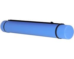 Milieu-vriendelijke Posterbuizen met Band voor het Verzamelen van Kunstwerken - Blauw, Duurzaam en Beschermend