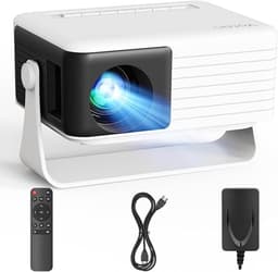 Draagbare Mini Beamer - Full HD 1080P Ondersteuning - Geschikt voor Gaming en Films — thumbnail 1