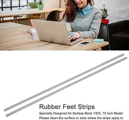 Laptop Voetstrips Stabiele Grip Antislip Bumper Voetstrips Duurzame Lijm Rubber Materiaal Rubber Strip voor Boek 1/2/3 13 Inch — thumbnail 2