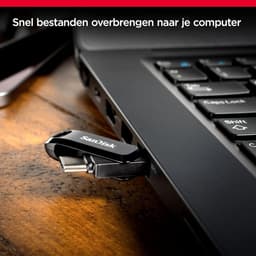USB Flash Drive - Dual Drive Go - Bestanden Overzetten - Dubbele Connectoren - 512GB - Zwart — thumbnail 5