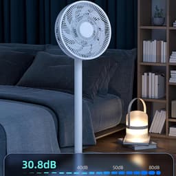 Staande Ventilator - Vloerventilator - Ruimte Koelen - Energiezuinig Ontwerp - 92 cm Hoog - Uniek — thumbnail 3