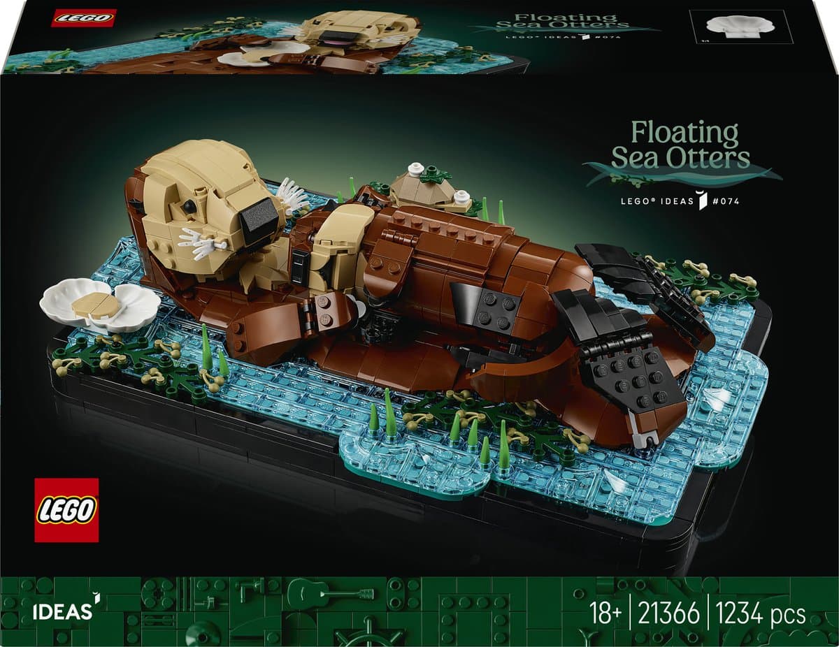 Lego Ideas 21366 Drijvende Zeeotters Bouwstenen — afbeelding 1