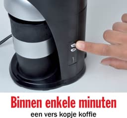 All Ride Koffiezetapparaat 12Volt Auto en Vrachtwagen - Koffiepadmachine voor Koffiepads - Koffiezet Apparaat met Koffiebeker - Auto Accessoiries voor Onderweg - Zwart — thumbnail 3