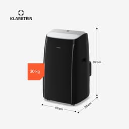 Klarstein Grandbreeze mobiele airco - 3,5 kW, 3-in-1 koelen, ontvochtigen & ventileren, energieklasse A+, smart app & voice control, voor ruimtes tot 56 m², vrijstaand, zwart — thumbnail 5