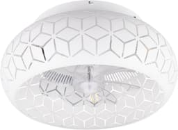 Fantiluxe - Kasper - Plafondventilator met verlichting - Wit - Ø50cm - Afstandsbediening - Met lamp - Plafond ventilator - Slaapkamer — thumbnail 3