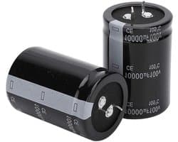 10000uF 100V Elektrolytische Condensator - 105°C, 35X50mm, Hoge Capaciteit, Duurzaam en Betrouwbaar