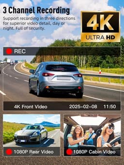 Dashcam voor de Auto - Autocamera - Rijrecorder - Voertuigregistratie — thumbnail 2