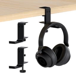 Elkuaie Foldable Headphone Holder - Hoofdtelefoonhouder - Aluminium - 1 Stuk - Voor Bureau En Kast — thumbnail 1
