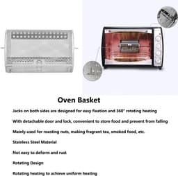Allecto - - Air Fryer Pan Basket - 360 Swivel Fryer - Bakgereedschap - 12x12x18cm - Keuken Accessoires - Geschikt voor Airfryer - Stijlvol Design — thumbnail 4