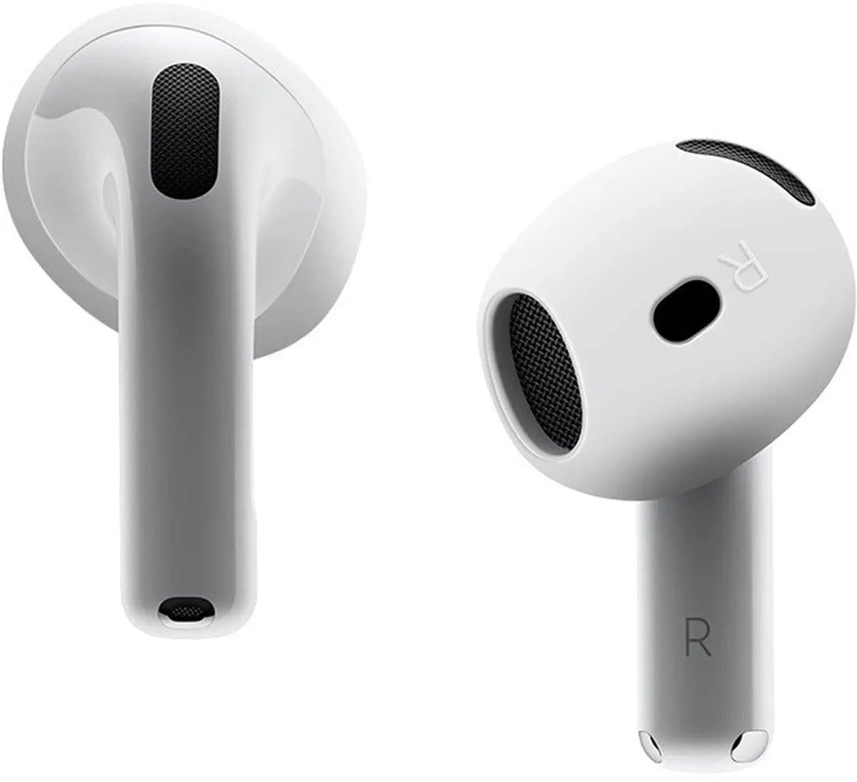 Siliconen Dopjes Oordopjes Vervangende Tips Geschikt voor AirPods 4 Wit — afbeelding 1