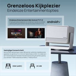 XGIMI Horizon S Pro – 4K Smart-Projector – Beamer - Dolby Vision – Dual Light 2.0 – 1700 ISO Lumens – Android TV™ 11.0 – Harman/Kardon Sound – Bluetooth 5.1 – ISA 5.0 — thumbnail 3