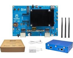 Krachtige OpenWrt Router Board met WiFi 6 (802.11ax), Dual Band en 2.5GbE Gigabit Ethernet