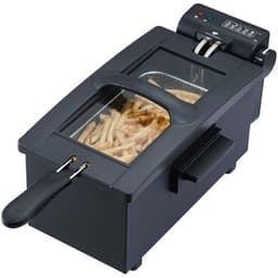 Airfryer - CONTINENTAL EDISON - CEFR3BLK - 3 L - 2000 W - 1 mand - zwart — thumbnail 5