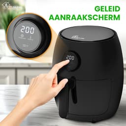 Extralink HOME AIR FRYER 2L EU SJ-200 friteuse Enkel 1000 W Heteluchtfriteuse Zwart — thumbnail 9