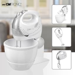 Kneed- en Handmixer - Keukenmachine - Bakken en Desserts - 2-in-1 Functionaliteit - 33 x 26 x 214 cm - Wit — thumbnail 3