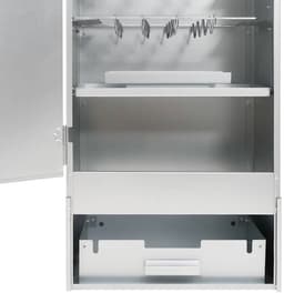vidaXL - BBQ-rookoven - met - houtsnippers - 44,5x29x110 - cm - staal — thumbnail 5