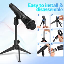 Professionele Audio Mixer Soundboard – 2-in-1 Podcast Set met Dubbele Microfoons & Voice Changer – Live Soundkaart voor Streaming, Gaming & DJ – Compatibel met PC & Telefoon — thumbnail 3