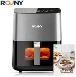 Lunekiss Airfryer 5L met kijkvenster – Touchscreen – 1450W – Voorinstellingen – Anti-aanbakmand – Timer & Temperatuur — thumbnail 2