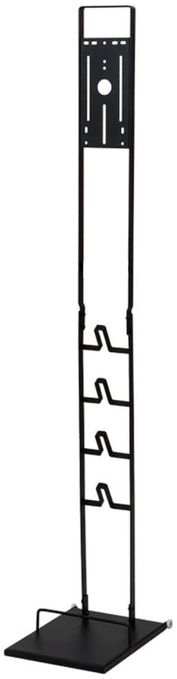 Stofzuiger Opbergstandaard – Vrijstaande Metalen Houder met Wielen – Boorvrije Staande Ophanging voor Stofzuiger en Accessoires — thumbnail 3