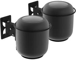 Set van 2 Universele Speaker Muurbeugels met Kantelfunctie en Stofkappen voor 1e Generatie Speakers