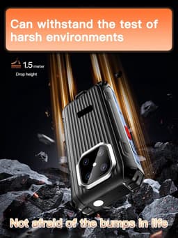 Mini Smartphone Android 12 IP68 Waterdicht Robuust Met 6GB+128GB Opslag — thumbnail 7