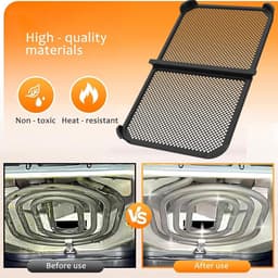 Airfryer spatscherm, spatscherm, siliconen beschermingsnet voor Ninja AF500, vervangend onderdeel beschermen verwarmingsspoel en ventilator (1 stuk, AF500) — thumbnail 2