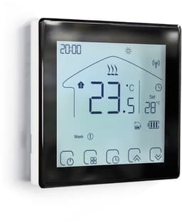 Thermostaat | Wifi | Touchscreen bediening | Inbouwmontage | Programmeerbaar | Tuya Smart Life | Google Home en Alexa | Zwart — thumbnail 3