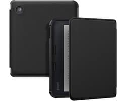 Hoesje voor 7 inch e-reader, dun en licht, zwart, met automatische slaap/waakfunctie