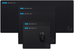 Logitech G240 stoffen Gaming muismat — thumbnail 1