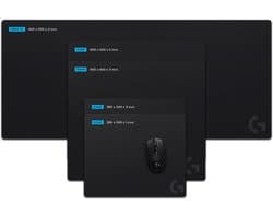 Logitech G240 - Stoffen Gaming Muismat - 340 x 280 x 1 mm - Zwart