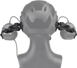 RotatNL Snelle Helm ARC Rail Adapter - Ophanging Koptelefoon Beugel - Tactische Pickup Headset Ondersteuning - Zwart - Handige Accessoires voor Oorkappen. — thumbnail 5