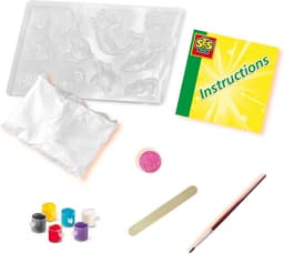 Gips Gieten en Schilderen Set met Oceaanfiguren en Roze Glitter — thumbnail 4