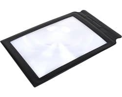 Grote 3x Vergrootglas Full Page A4 - Flexibele Lees Hulp voor Boeken en Kaarten