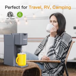 Compact Koffiezetapparaat voor Warme en IJskoffie, Geschikt voor K&Gemalen Koffiecups — thumbnail 2