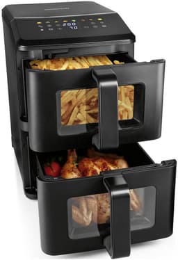 GourmetMaxx 19129 Airfryer 10 l Anti-aanbaklaag, BPA-vrij, CoolTouch-behuizing, Digitale timer, Grillfunctie, Hetelucht — thumbnail 3