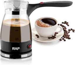 Elektrische Turkse Koffiemaker met Handvat, 500ml RVS Koffiekan — thumbnail 1