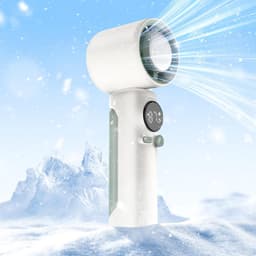 Draagbare handventilator met instelbare snelheid en oplaadbare 4000 mAh batterij — thumbnail 5