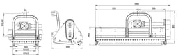 Klepelmaaier vast 102 cm met achterklep en aftakas voor zwaar gebruik Torros KP8102 — thumbnail 3