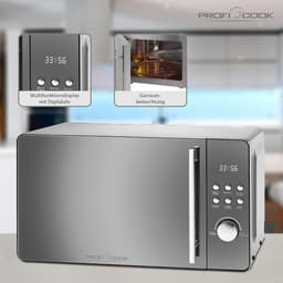 3-in-1 Magnetron met Hetelucht en Grill - 23 Liter RVS Oven tot 2300W — thumbnail 5