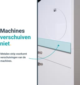 Washcab® Wasmachine Kast - Droger Verhoger - Wasmachine Ombouw - Droger op wasmachine Wit - Stack — thumbnail 5
