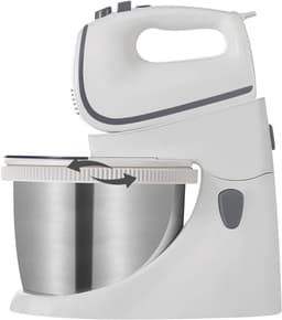 Core® Mixer met Mengkom - Keukenmachine - Keukenrobot - Inclusief Accessoires - Antraciet - Wit- 25cm x 32cm x 25cm — thumbnail 3